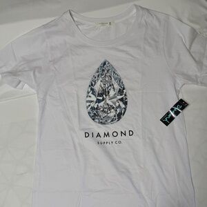 💎Diamond Supply Co. Adult XS White NWT